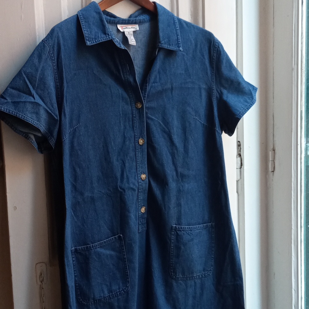 Talbots denim dress Size 16